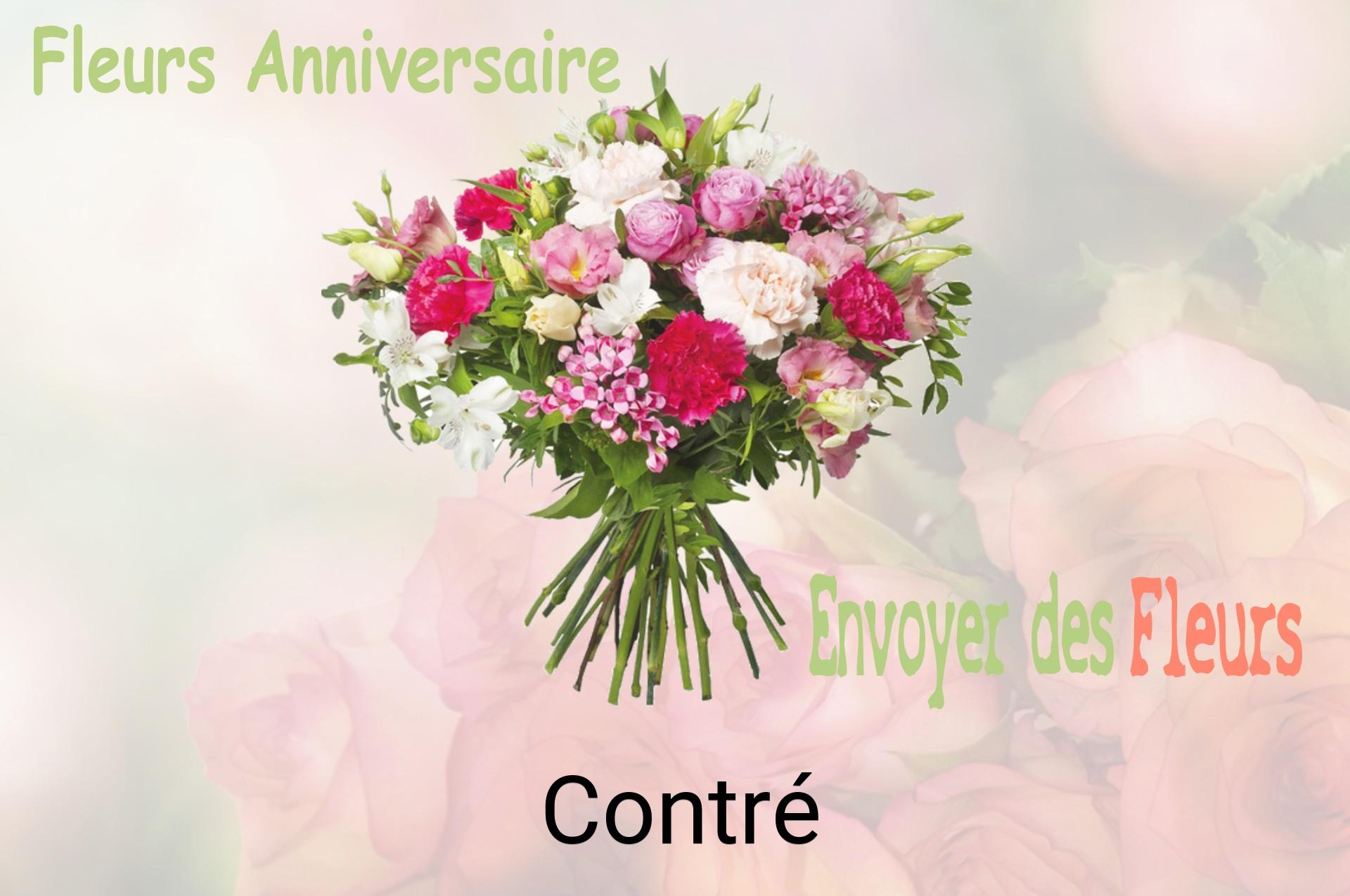 Bouquet de fleurs d’anniversaire livré à Contré